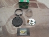 PI395 P2 PILOTO REDONDO BLANCO CERQUILLO CROMADO LUZ POSICION CAMION AUTOBUS CARAVANA DIAM. 70mm ALTO 55mm