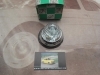 PI395 P2 PILOTO REDONDO BLANCO CERQUILLO CROMADO LUZ POSICION CAMION AUTOBUS CARAVANA DIAM. 70mm ALTO 55mm