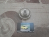 PI398 P2 TULIPA BLANCA PILOTO REDONDO LUZ POSICION CAMION AUTOBUS CARAVANA DIAM. 71mm ALTO 45mm