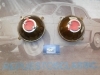 PI408P2 JUEGO OPTICAS FAROS REDONDOS KINBY TRACTOR EBRO MF160 , MASSEY FERGUSON FOCO EUROPEO 138mm