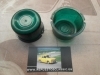 PI448P2 JUEGO TULIPAS PILOTOS REDONDOS VERDES CAMION TRACTOR REMOLQUE CARAVANA MEDIDA 56x37mm