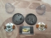 PI454P2 JUEGO TULIPAS Y PORTALAMPARAS PILOTOS REDONDOS BLANCOS LUZ POSICION MERCEDES Y OTROS MODELOS MEDIDA 72x61mm