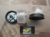 PI455P2 JUEGO PILOTOS UNIVERSALES REDONDOS BLANCOS CAMION TRACTOR AUTOBUS CARAVANA REMOLQUE MEDIDA 70x50mm