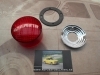 PI458P2 TULIPA CON REFLECTANTE PILOTO REDONDO ROJO CAMION REMOLQUE TRACTOR AUTOBUS MEDIDA 68x41mm