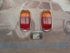 PI479P2 JUEGO TULIPAS BICOLOR CON BISEL PILOTOS TRASEROS MERCEDES DKW F1000