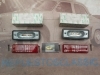 Pi512P2 JUEGO PILOTOS ROJOS EMPOTRABLES LUZ ESTRIBO AUTOBUS CAMION ARCOL P277 MEDIDA 135x50mm