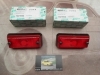 Pi514P2 JUEGO PILOTOS EMPOTRABLES LUZ GALIBO ROJOS AUTOBUS CAMION ARCOL P278 MEDIDA 110x50mm