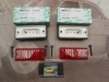 Pi514P2 JUEGO PILOTOS EMPOTRABLES LUZ GALIBO ROJOS AUTOBUS CAMION ARCOL P278 MEDIDA 110x50mm