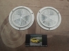 Pi536P2 JUEGO CATADIOPTRICOS REDONDOS COLOR BLANCO CAMION AUTOBUS TRACTOR REMOLQUE CARAVANA RINDER 752 MEDIDA 105x11mm
