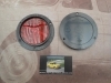 Pi537P2 JUEGO CATADIOPTRICOS REDONDOS COLOR ROJO CAMION AUTOBUS TRACTOR REMOLQUE CARAVANA RINDER 752 MEDIDA 105x11mm