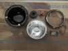 Pi594 P4 CONJUNTO OPTICA FARO FOCO EUROPEO JEEP, CAMION SAVA PEGASO RINDER 421 ( DIAMETRO OPTICA 170mm )