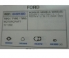 1800 KIT JUNTAS CARBURADOR MOTORCRAFT 1V 1250